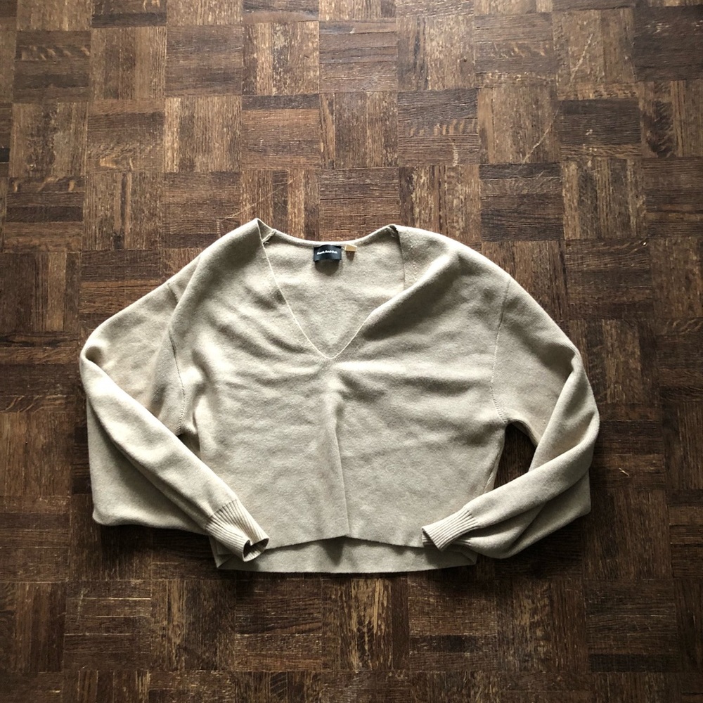 Frank & oak boxy deep sweater size small